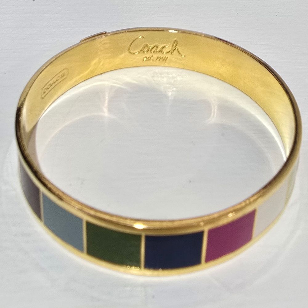 Coach Enamel Bracelet with Gold Accents - Picture 6 of 7